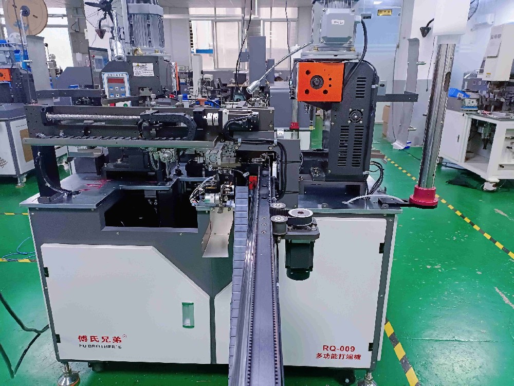 全自動并線打端子機，排線打端機，護套線靜音端子機